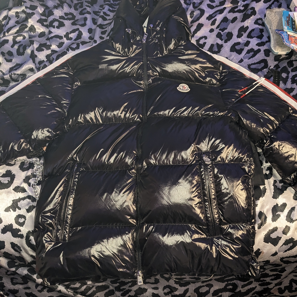 Moncler Glossy Black Puffer Jacket